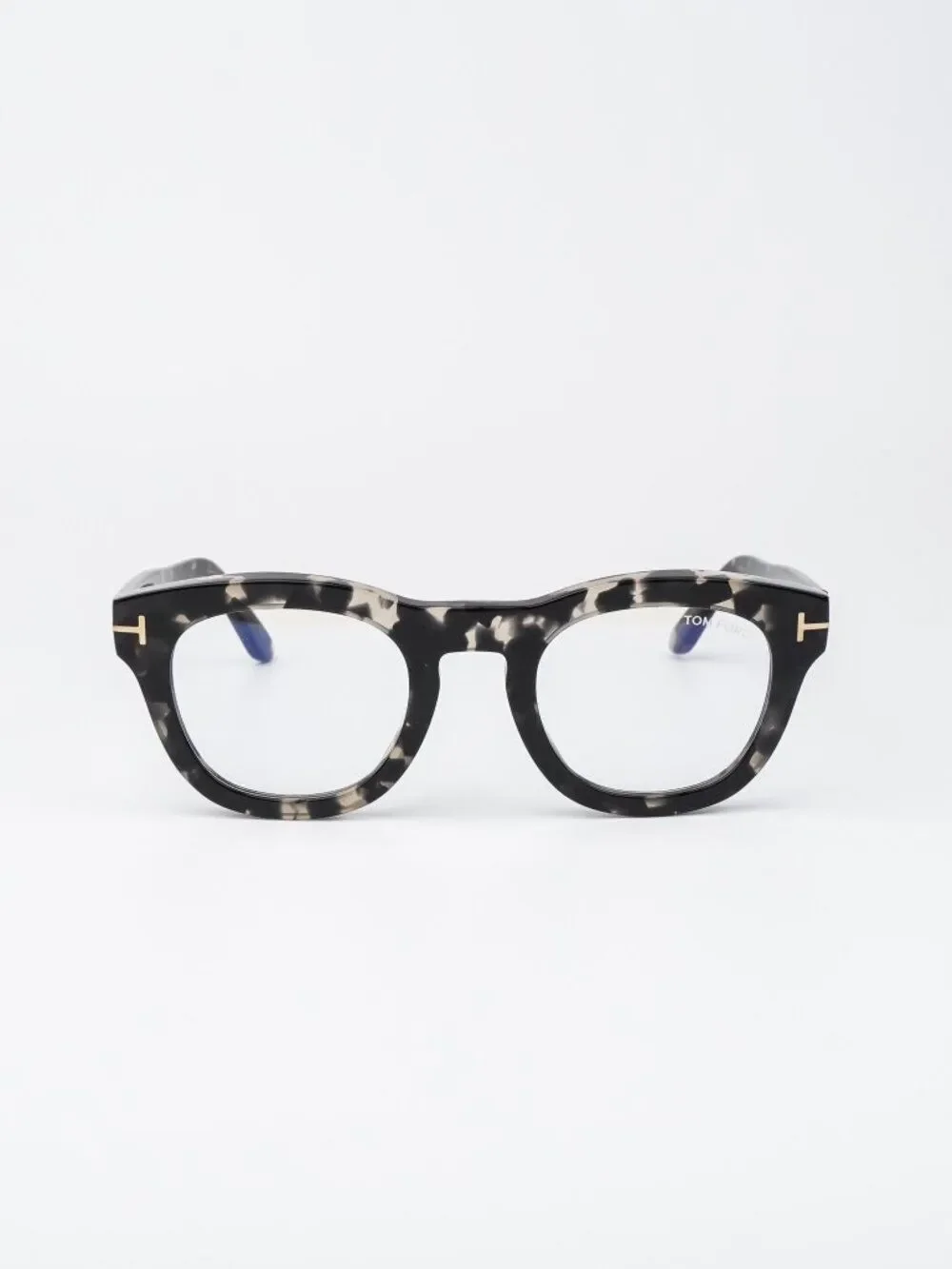 Tom Ford Women Eyeglasses Black Havana Square FT5873-B 005 NEW AUTHENTIC